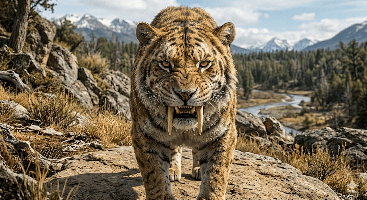 Smilodon / Tigre à dents de sabre